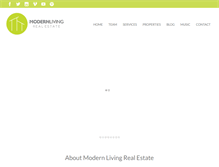 Tablet Screenshot of modernlivingdallas.com